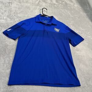 UNF Ospreys Polo Shirt Mens Small Blue Under Armour Playoff Polo